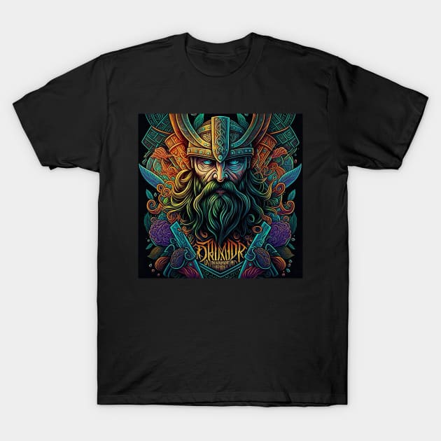 trippy Viking T-Shirt by taoistviking